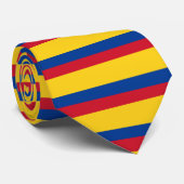 Stropdas met de vlag van Colombia (Opgerold)