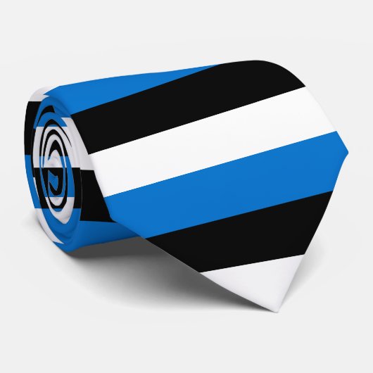 Stropdas met de vlag van Estland (Opgerold)