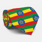 Stropdas met de vlag van Ethiopië (Opgerold)