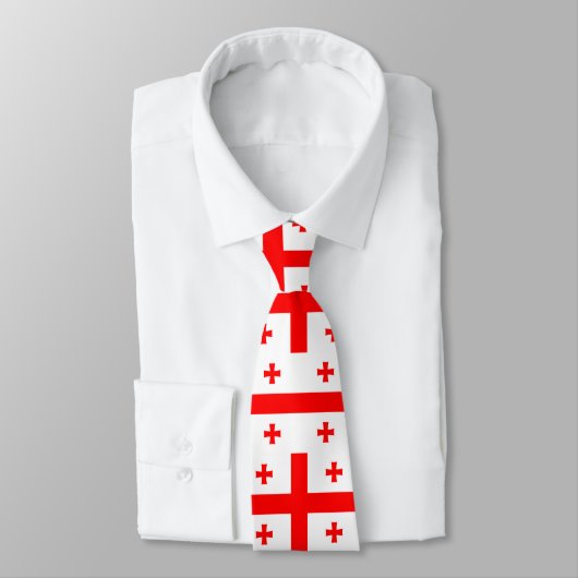 Stropdas met de vlag van Georgië (Gebonden)