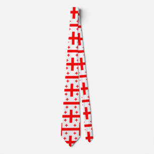 Stropdas met de vlag van Georgië