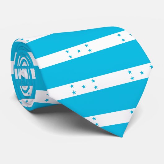 Stropdas met de vlag van Honduras (Opgerold)