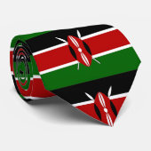 Stropdas met de vlag van Kenia (Opgerold)