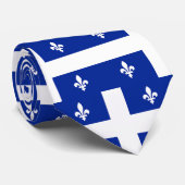 Stropdas met de vlag van Quebec, Canada (Opgerold)