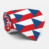 Stropdas met de vlag van Tsjechië (Opgerold)