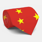 Stropdas met de vlag van Vietnam (Opgerold)