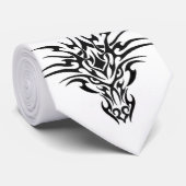 stropdas met drakenkop (Opgerold)