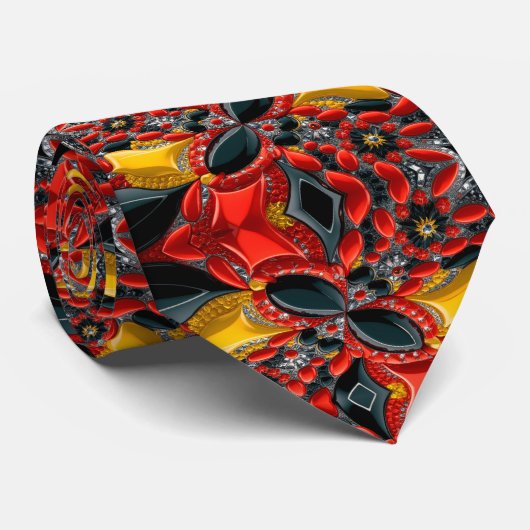 Stropdas met Duitsland Kleuren Design (Opgerold)