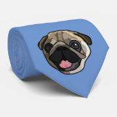 Stropdas met dunne ondergrond (Opgerold)