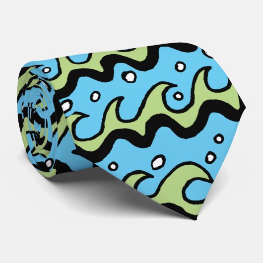 stropdas met een laag tij (Opgerold)