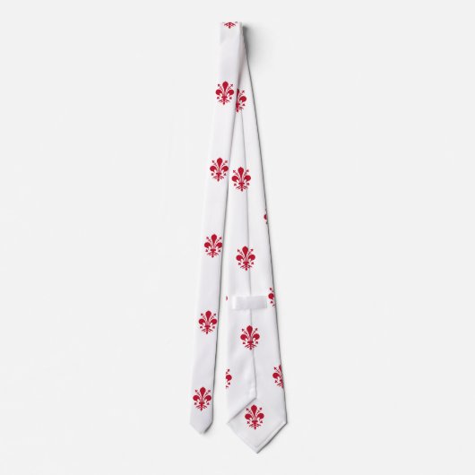 Stropdas met Florentijnse vlag, Italië (Achterkant)