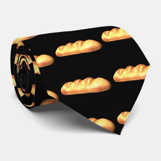 Stropdas met gebarsten brood, vers (Opgerold)