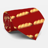 Stropdas met gebarsten brood, vers (Opgerold)