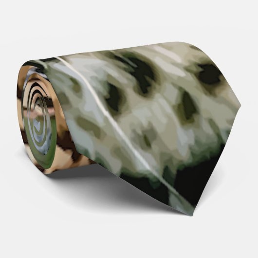 Stropdas met gebotteld luipspuit (Opgerold)