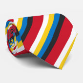 Stropdas met gekleurde streep (Opgerold)