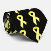 stropdas met gele lint (Opgerold)