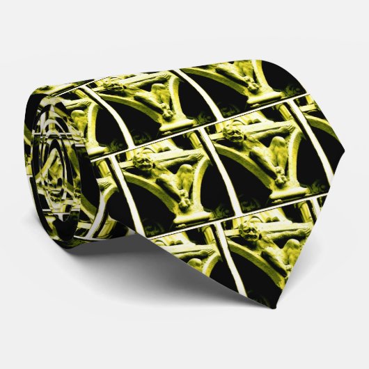 stropdas met gele stijl (Opgerold)