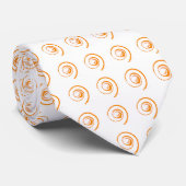 Stropdas met gerookte Oranje draden (Opgerold)