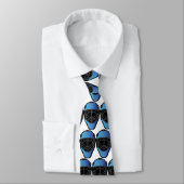 stropdas met grijsmaskers (Gebonden)