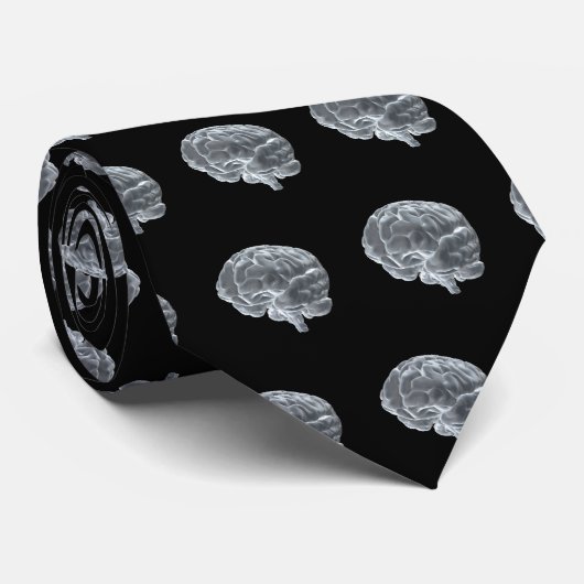 stropdas met hersens (Opgerold)