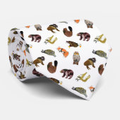 Stropdas met houtweddennen (Opgerold)