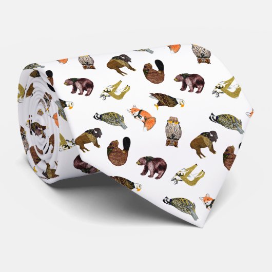 Stropdas met houtweddennen (Opgerold)