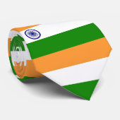 Stropdas met Indiase vlag (Opgerold)