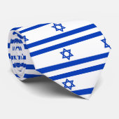 Stropdas met Israëlische vlag (Opgerold)