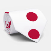 Stropdas met Japanse vlag (Opgerold)