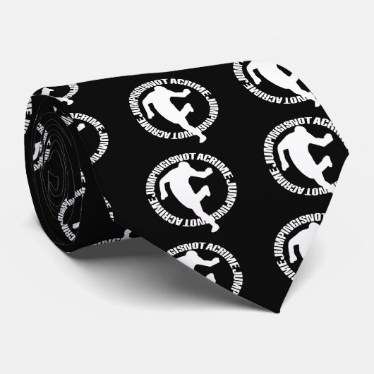 Stropdas met Jumpstyle Black (Opgerold)