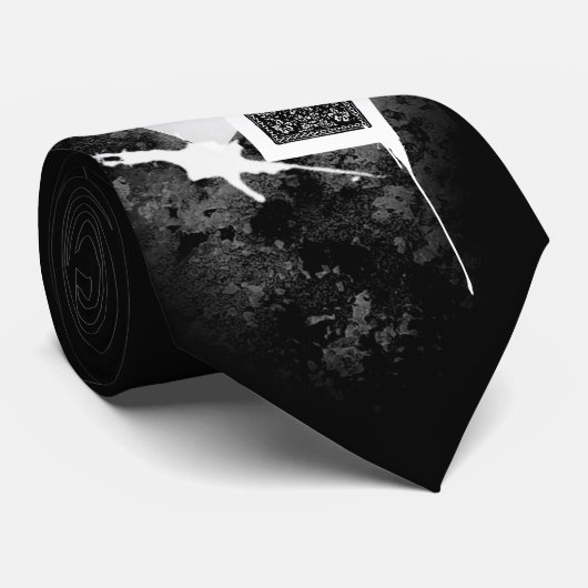 stropdas met kartonnen opnamen (Opgerold)