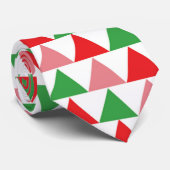 Stropdas met kerstbomen (Opgerold)