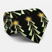 Stropdas met kerstbomen (Opgerold)