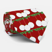 Stropdas met kerstgolf (Opgerold)