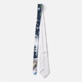 Stropdas met kersthaaien (Achterkant)