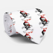 Stropdas met kerstpiraat (Opgerold)