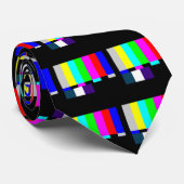 Stropdas met kleurenbalken (Opgerold)