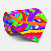 Stropdas met kleurstreep (Opgerold)
