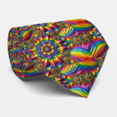 Stropdas met LGBTQ kleuren ontwerp (Opgerold)