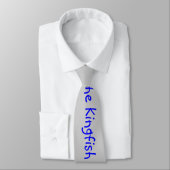 Stropdas met logo "The Kingfish" (Gebonden)