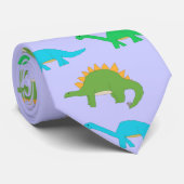 Stropdas met meerdere dinosaurussen (Opgerold)