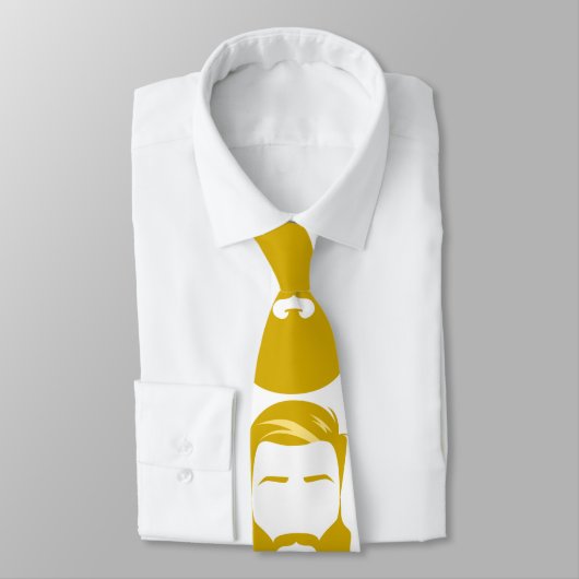 Stropdas met meerdere gele oorten (Gebonden)