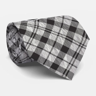 Stropdas met metallische plaat voor zwart en zilve