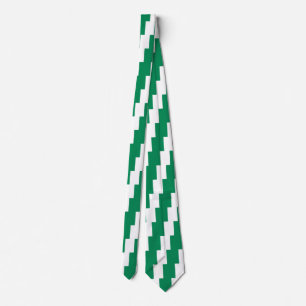 Stropdas met Nigeriaanse vlag