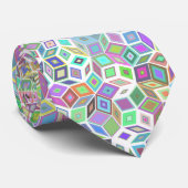 stropdas met Penrose patroon (Opgerold)