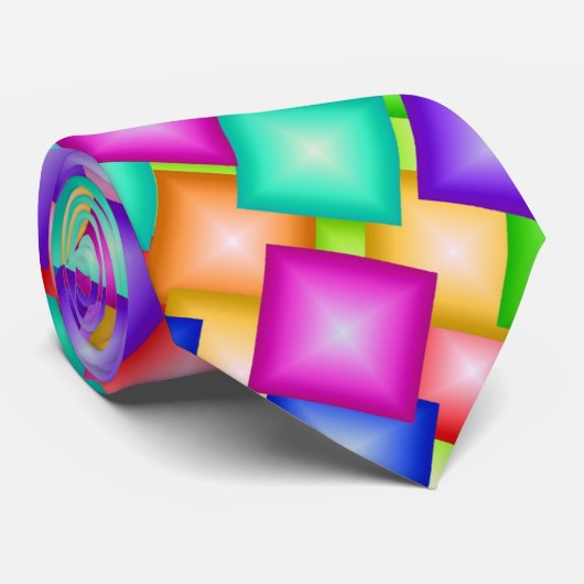 Stropdas met penselen (Opgerold)