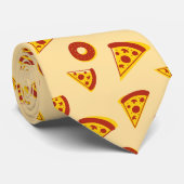 Stropdas met pizza-thema (Opgerold)