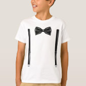 Stropdas met schorsingen - Bowtie voor bruiloft T-shirt (Voorkant)