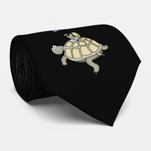 Stropdas met schuim en slak (Opgerold)