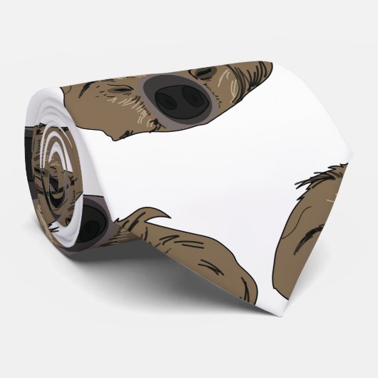 Stropdas met Slotkunst (Opgerold)